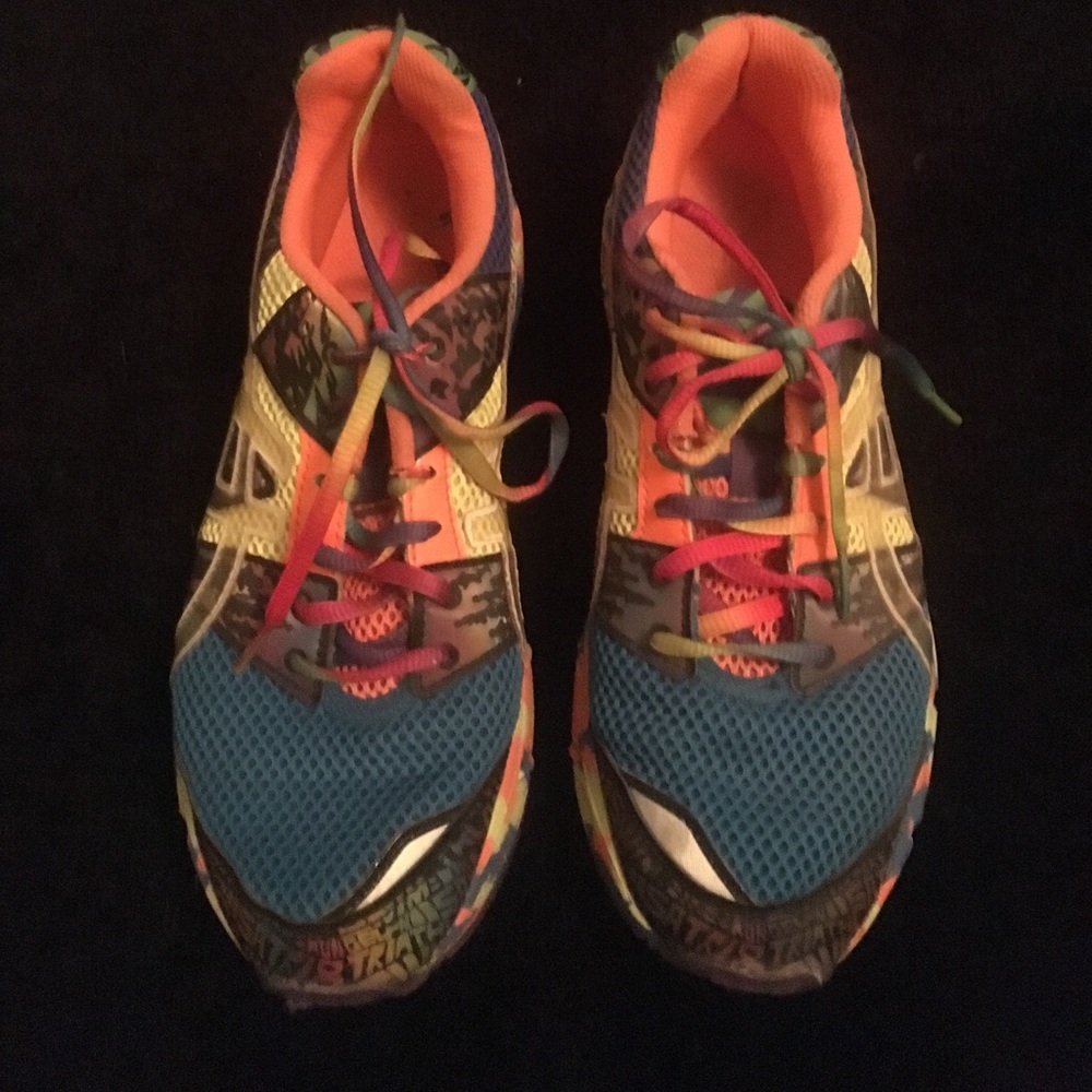 Asics colorful workout sneakers