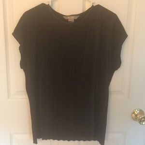 Stretchy dark brown top