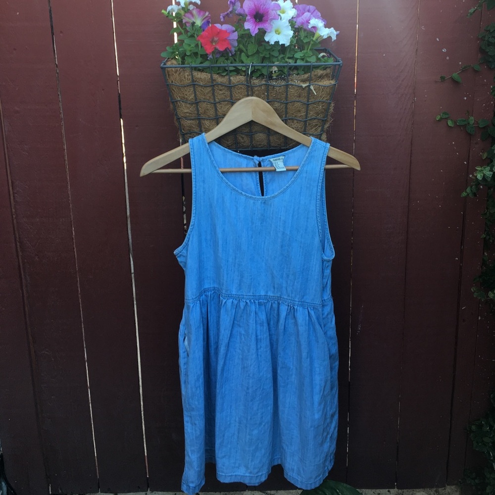Light blue baby doll dress