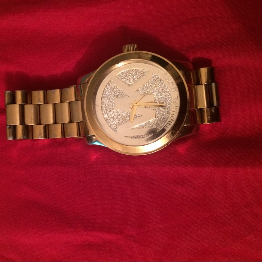 Gold MK Watch