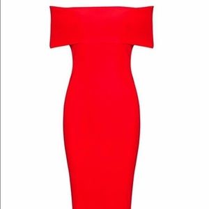Red new dress size S/M