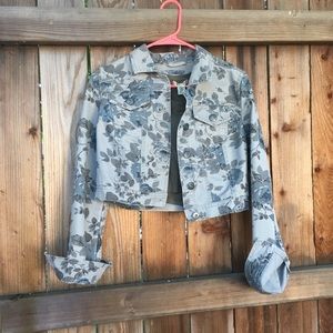 Mossimo Floral Crop jacket
