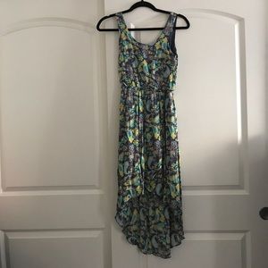Floral High Low Dress