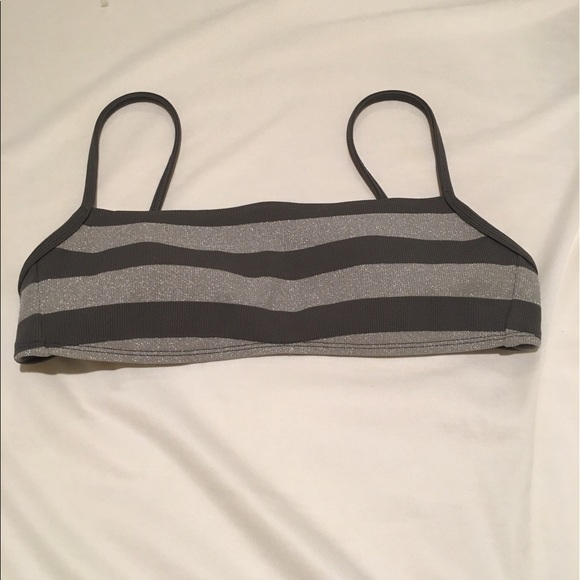 Anne Klein Bathing Suit Striped Top - Picture 1 of 2