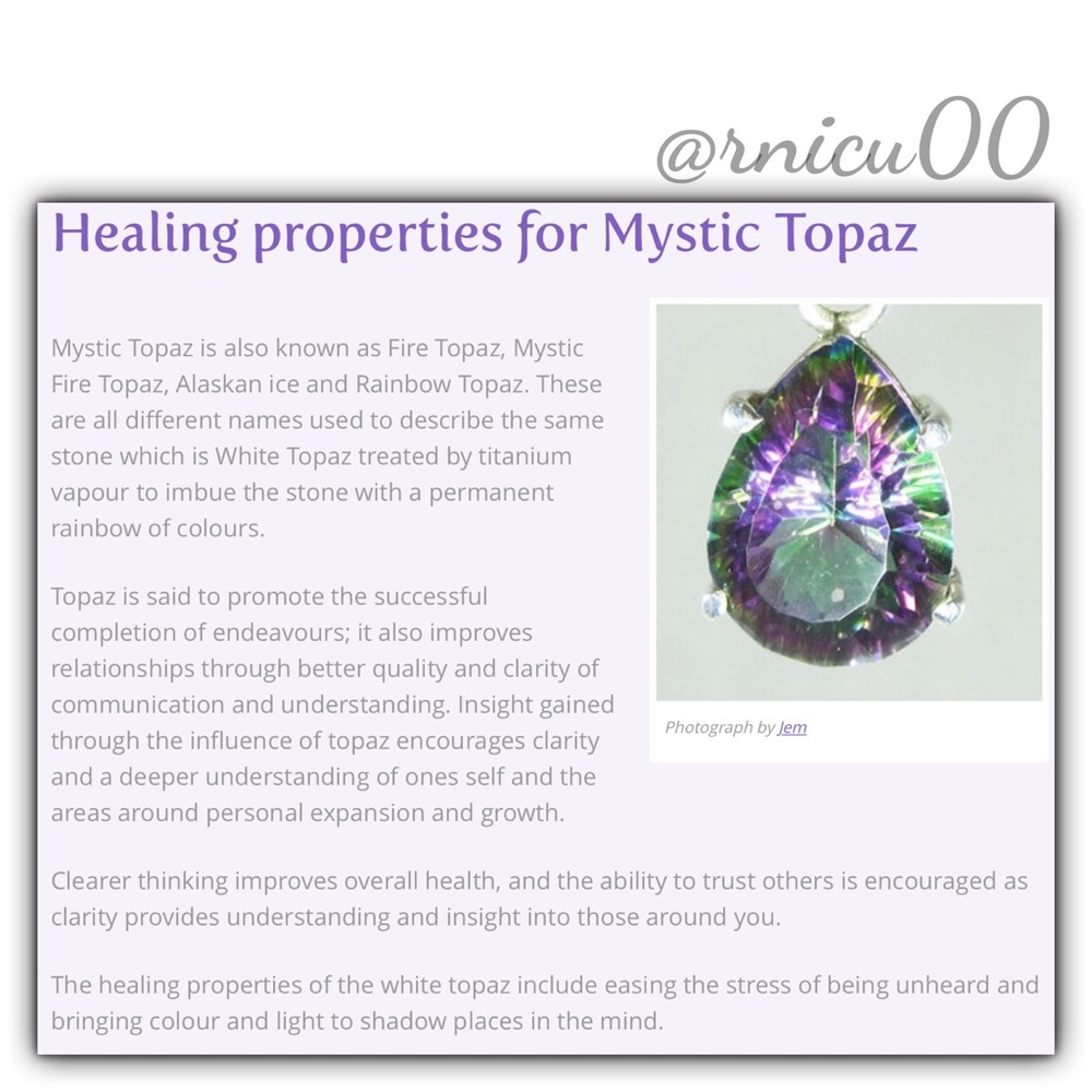🔹Last 1!🔹8mm Blue Mystic Topaz Stud Earrings! - Picture 4 of 5