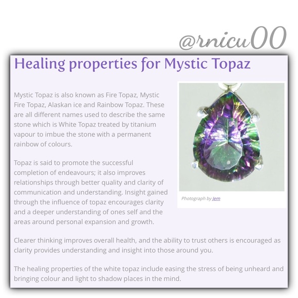 🔹Last 1!🔹8mm Blue Mystic Topaz Stud Earrings! - Picture 4 of 5