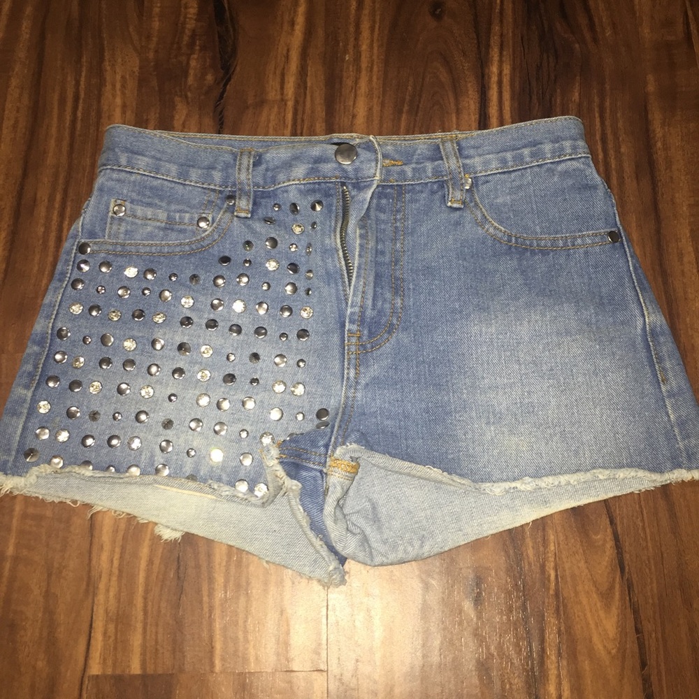 High waisted shorts