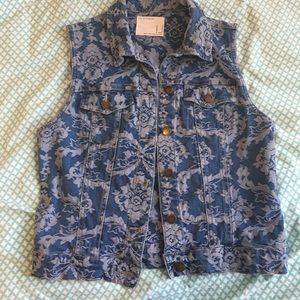Jean vest jacket