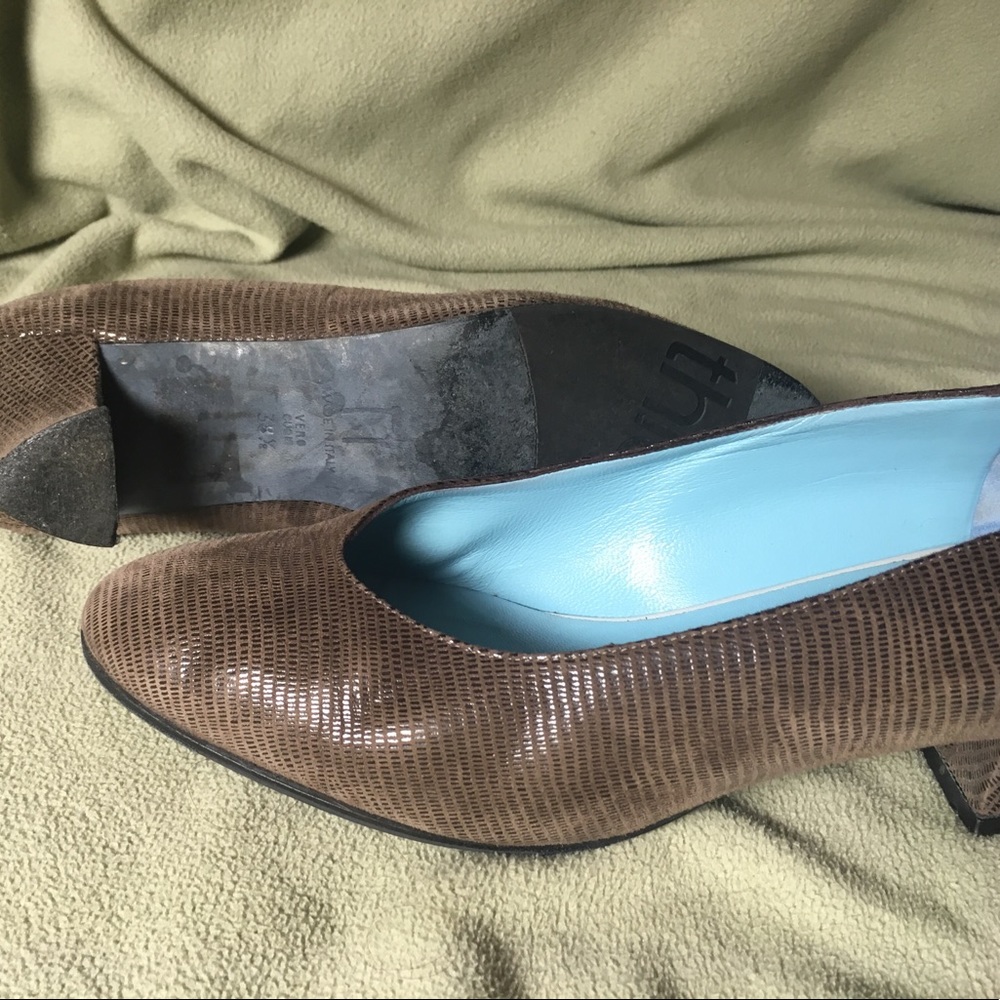 Thierry Rabotin snakeskin heels. Made in Italy.