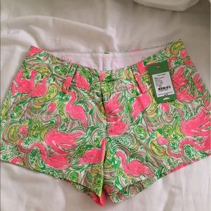 Lilly Pulitzer Walsh Short Size 0 Hot Wings Print