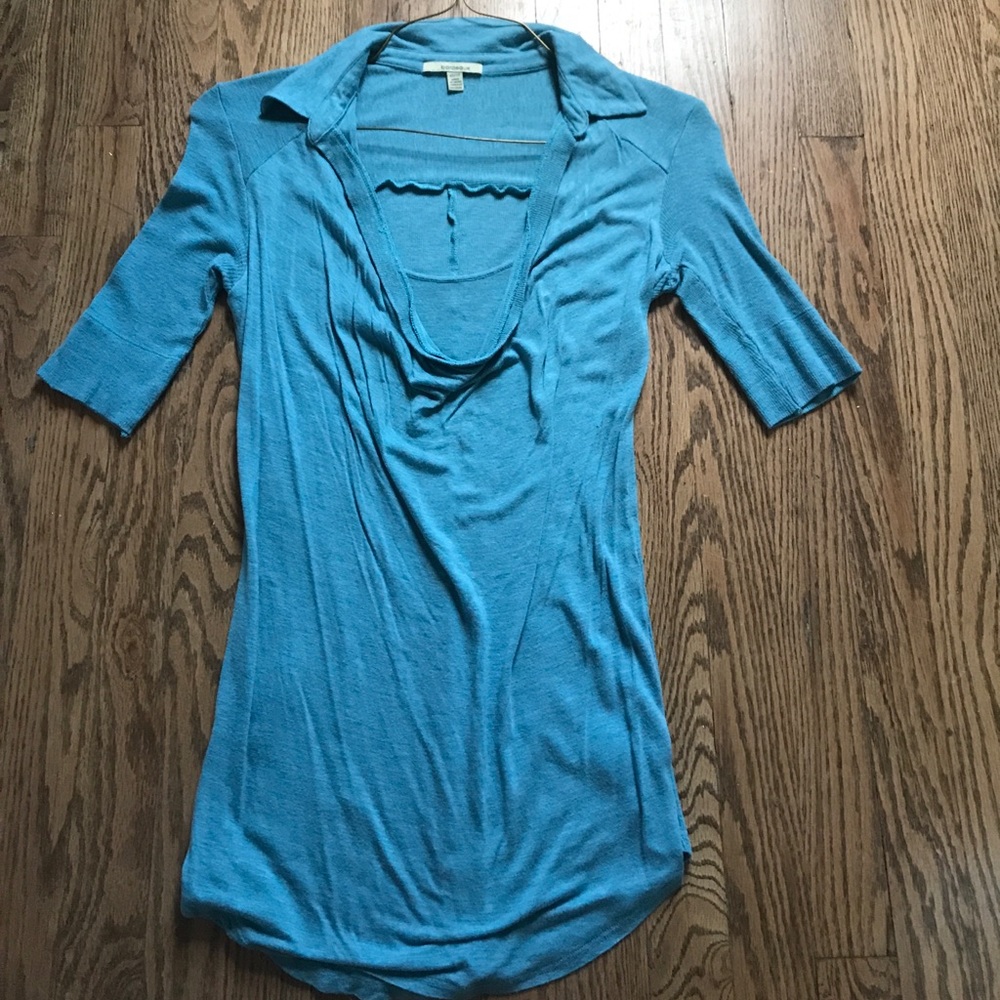 Very soft, quarter sleeve, collared shirt