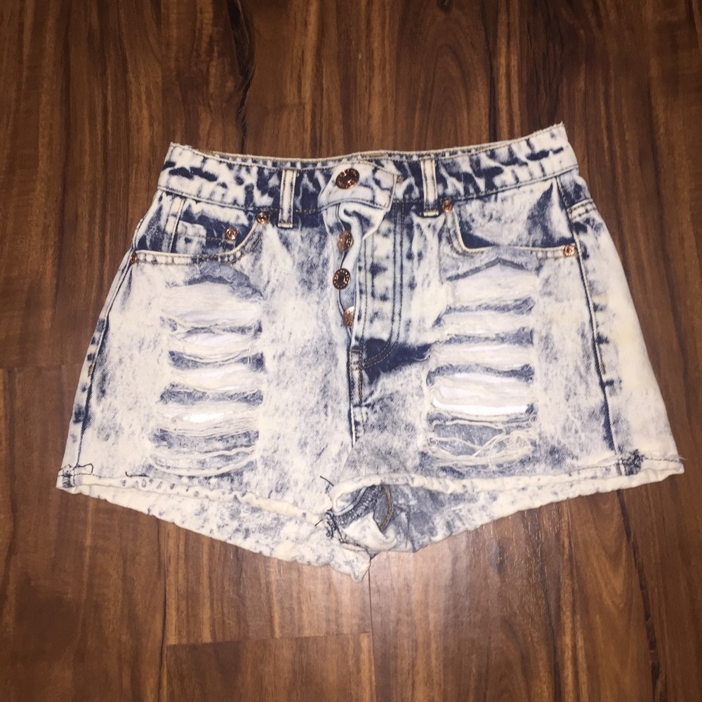 High waisted shorts