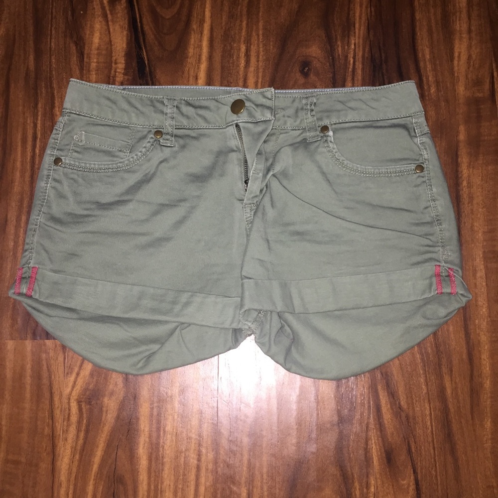 Olive shorts