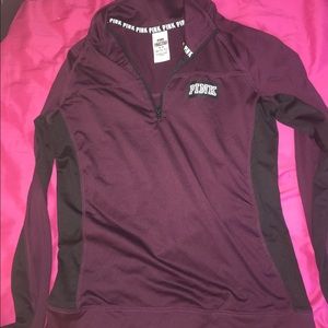 PINK ultimate half zip