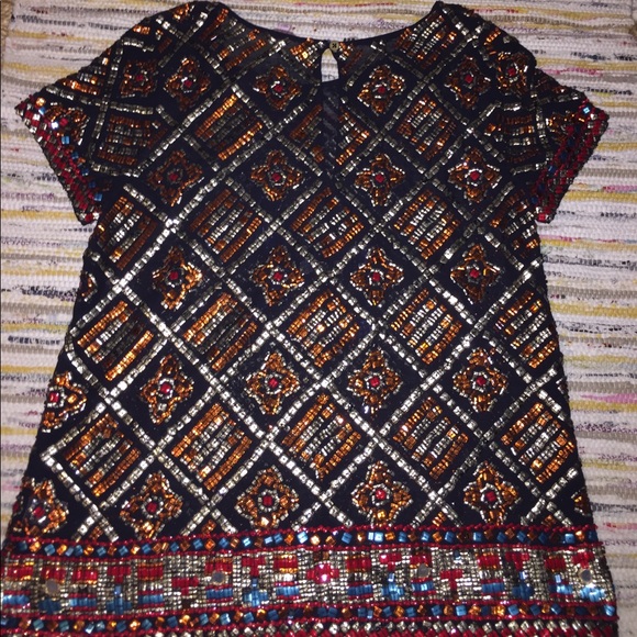 Calypso St. Barth Sequin Elephant Tee holiday top - Picture 6 of 6