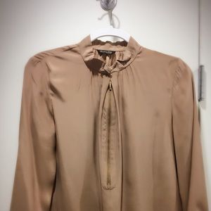 Massimo Dutti Tan Blouse