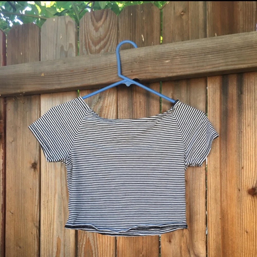 Forever 21 striped Crop