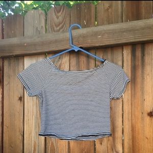 Forever 21 striped Crop