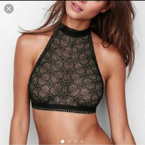 White halter mesh lace bra never worn - Picture 6 of 6