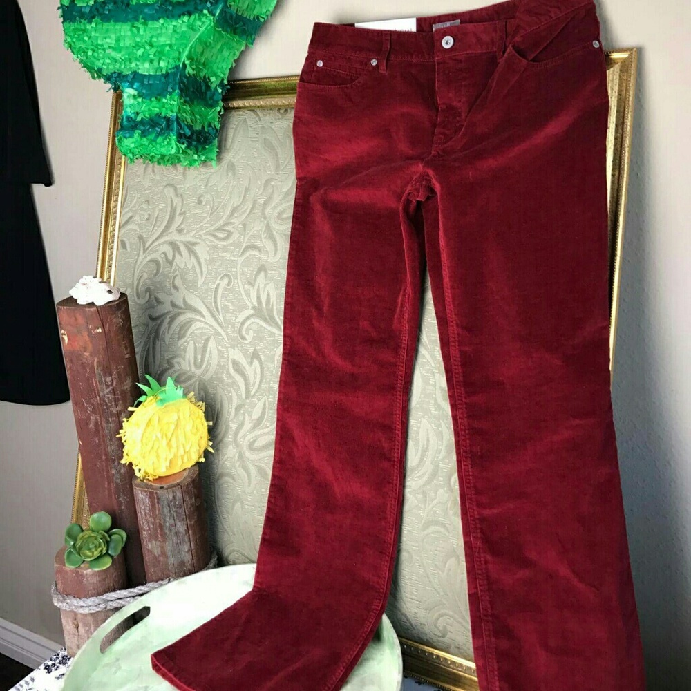 Crimson J jill boot cut authentic fit