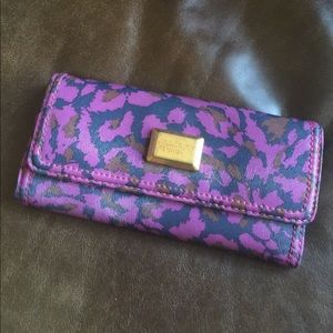Marc by Marc Jacobs cheetah tri-fold wallet