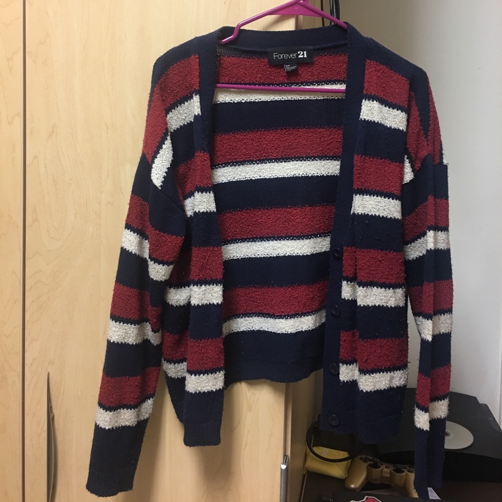 Red, White & Blue Sweater
