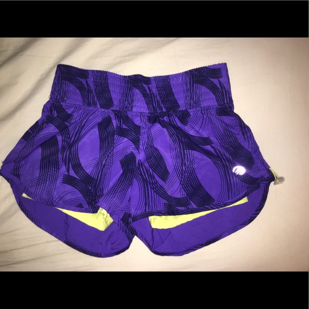 MPG workout shorts.