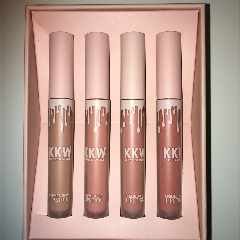KKW X Kylie Cosmetics liquid lipstick set