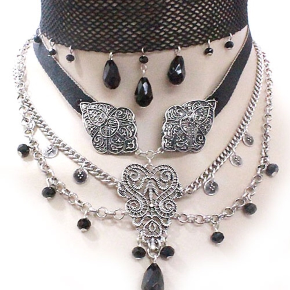 ✂️❗️BOHEMIAN CHOKER NECKLACE SET