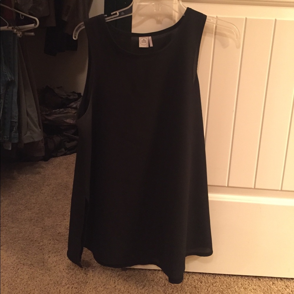 Black sheer top