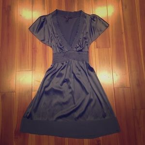 Blue Silk Dress