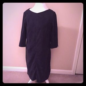 Black Suede 1/4length dress.