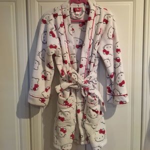 Hello Kitty Sanrio Plush Robe Size S
