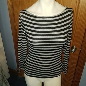 BEBE Striped Top