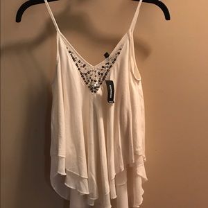 Express flowy crop top