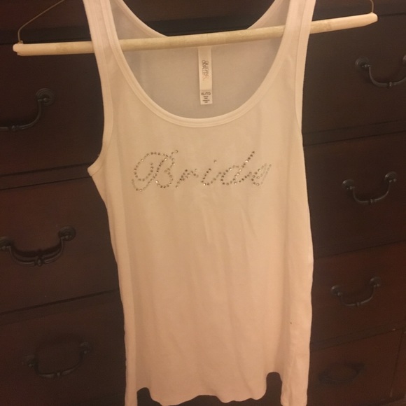 Bride Rhinestone tank - Picture 2 of 2