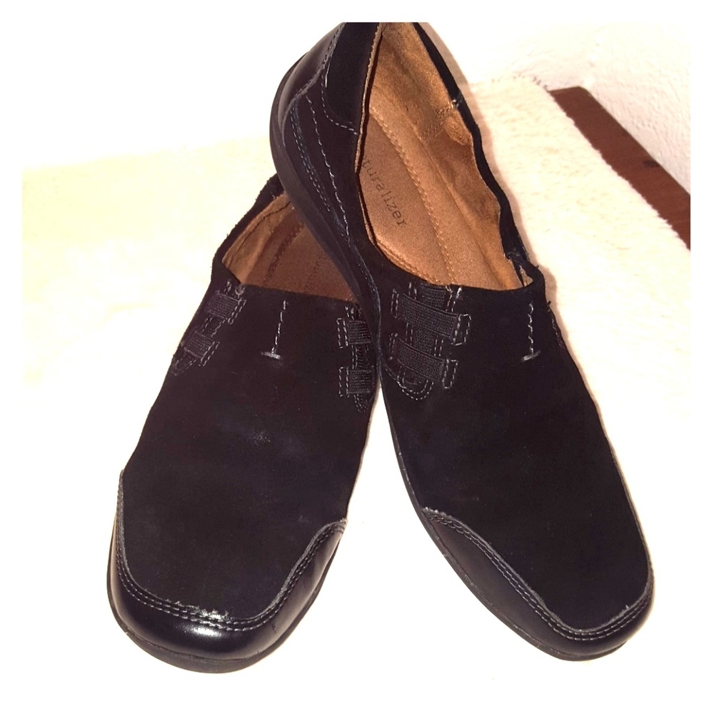 Suade black shoes