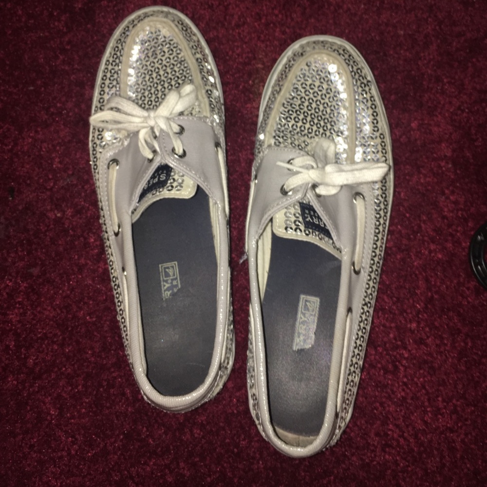 sparkly sperrys