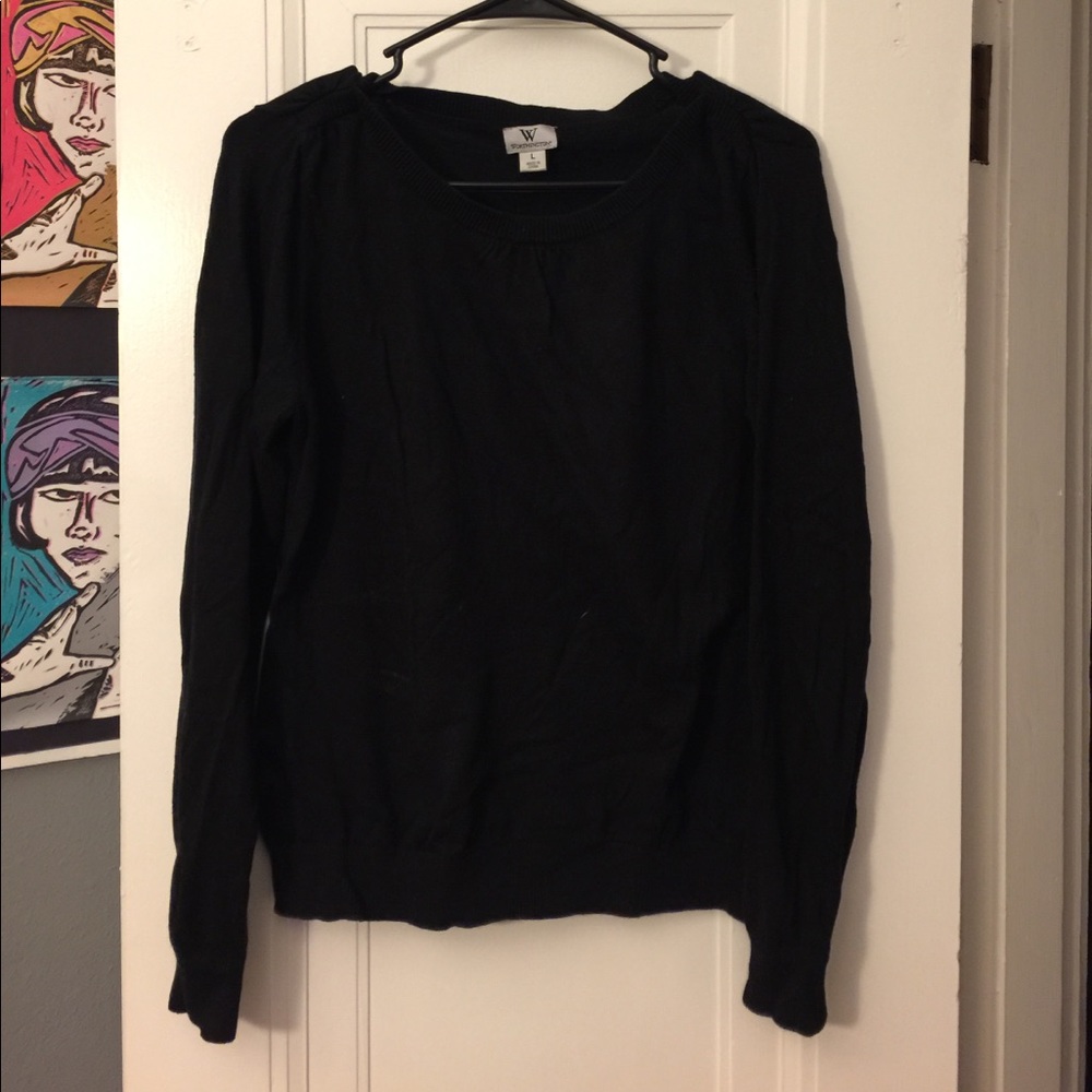 Basic black sweater
