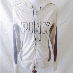 PINK Jacket with gray detailing