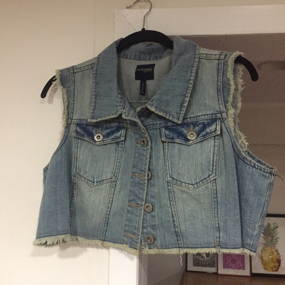 Denim vest