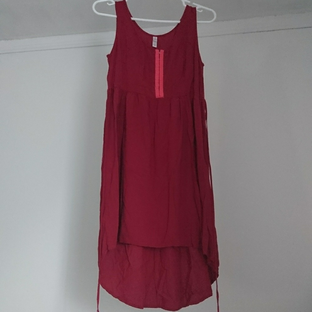 Red High Low dress