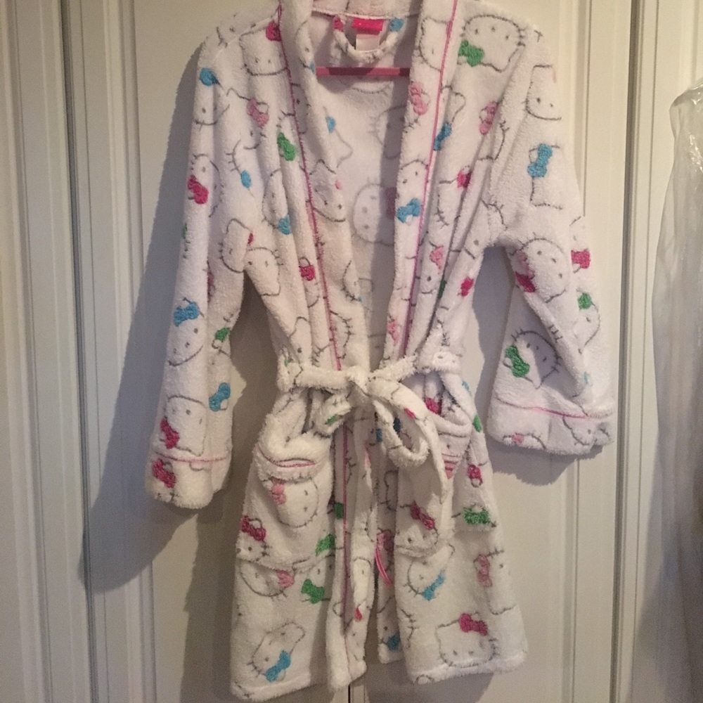 Hello Kitty Sanrio Plush Robe Size S