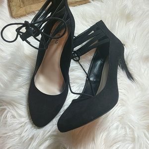 Torrid Lace Up Heels 9.5 Wide
