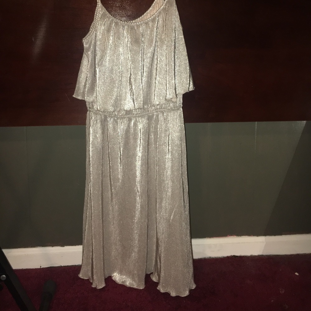 GB gold dress