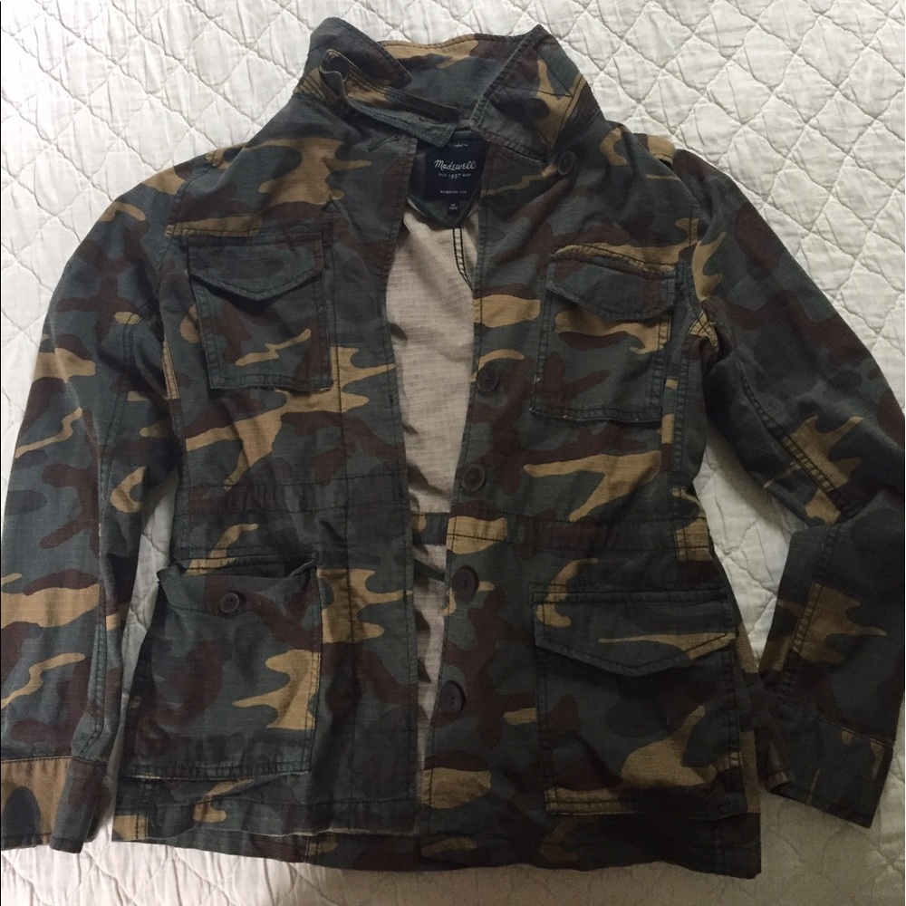 Madewell army jacket, fits really nicely