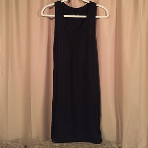 Black nightgown scoop neck
