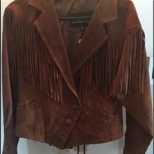 Vintage fringe jacket!