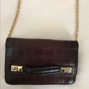 Henri Bendel Embossed Croc Mini Bag