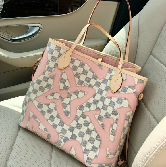 damier azur tahitienne neverfull mm